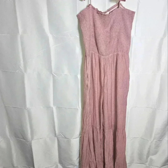 NWT Boutique Brand OODI mauve bohemian style jumpsuit - Picture 1 of 13